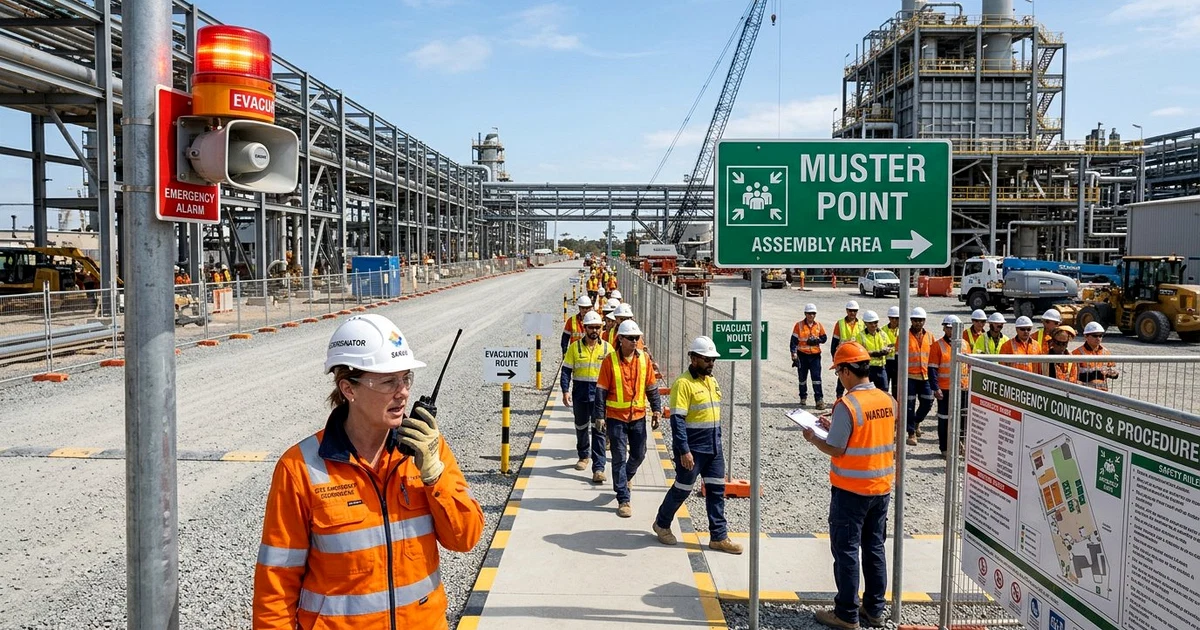 Emergency Communication Plan: From Alarm to Muster Point