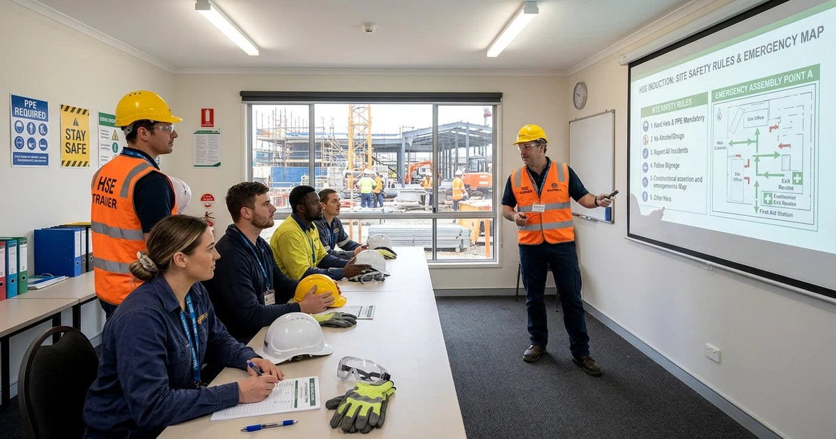 HSE Induction Nasıl Yapılmalı? Yeni Çalışanın İlk Gün Güvenliği