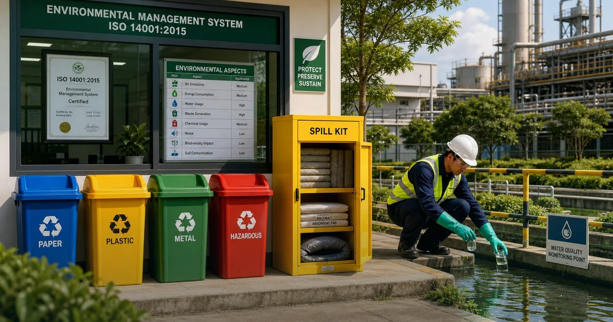 ISO 14001: Çevre performansını günlük operasyonun parçası yapmak
