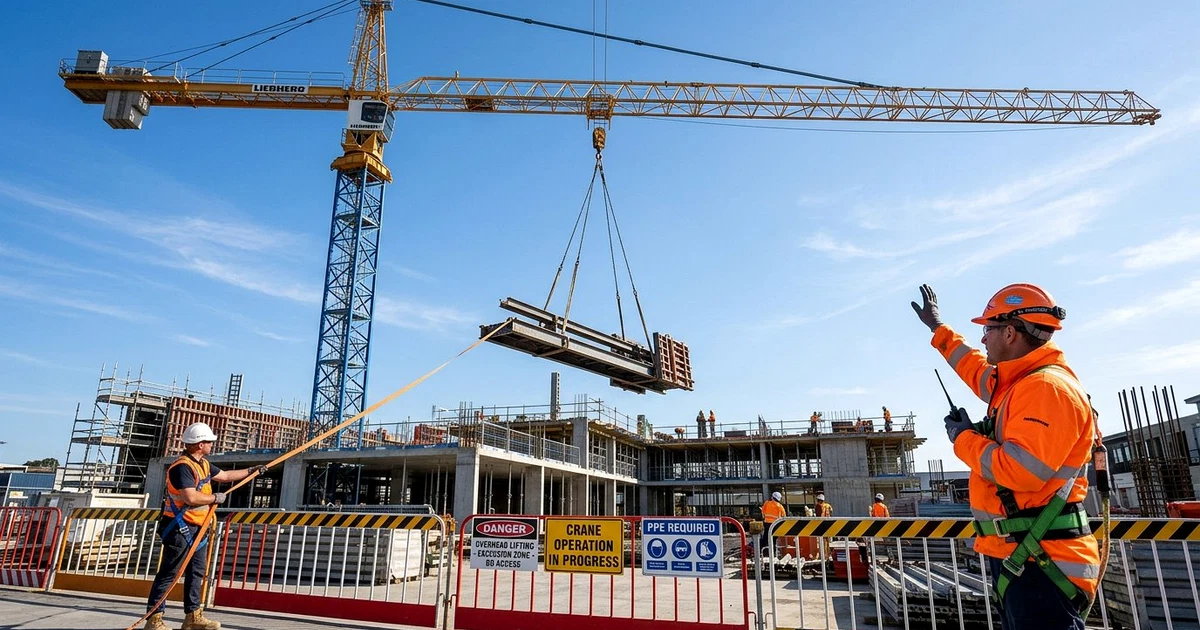 Tower Crane Safety: Critical Controls and Exclusion Zone Management